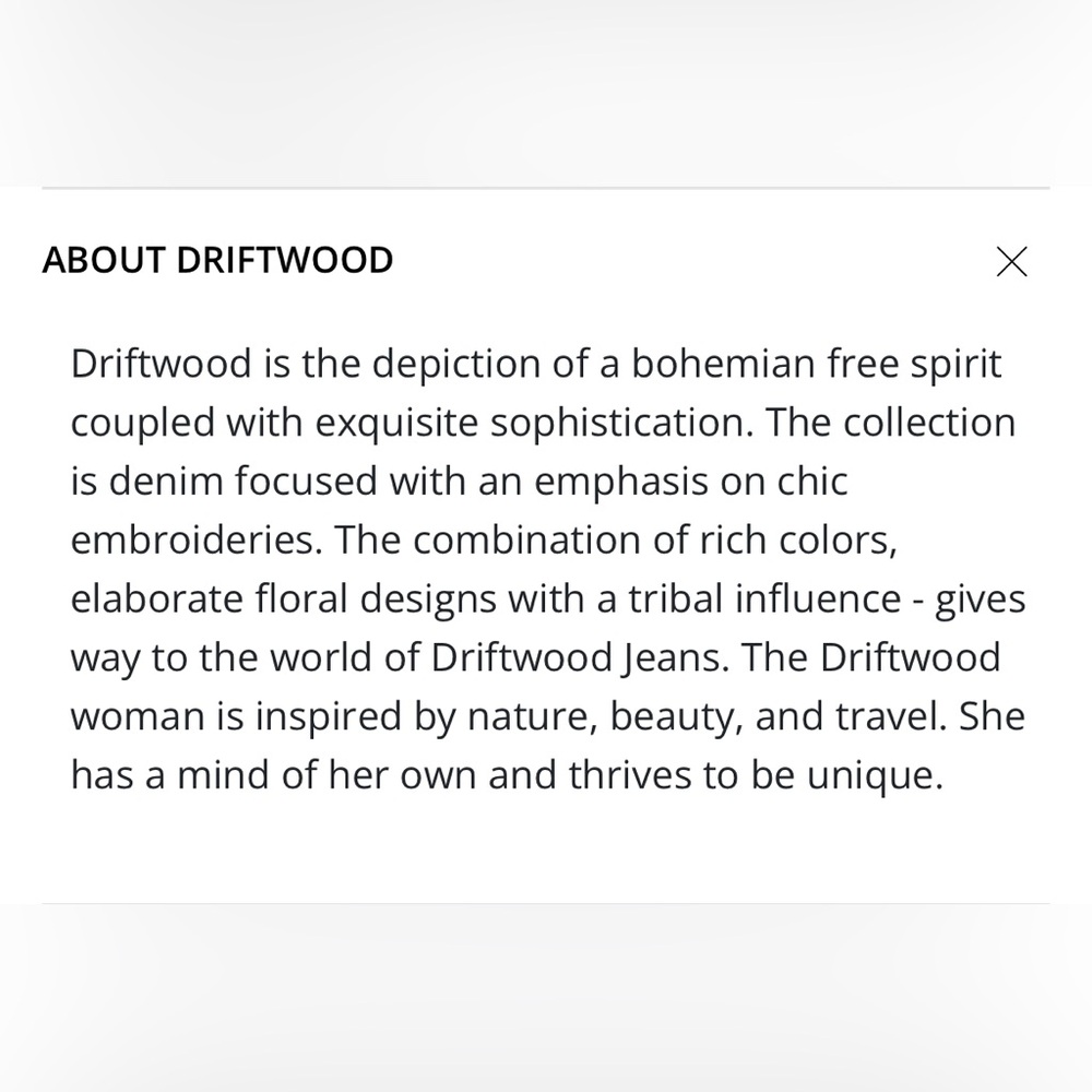 Driftwood Collette Floral Embroidered Blue Jeans - Picture 10 of 11